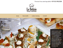 Tablet Screenshot of gastronomialedelizietorino.it